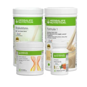 Herbalife Formula 1 Vanilla  Nutritional Shake, Shakemate, 200g Protein Powder, and Afresh Tulsi Combo Pack